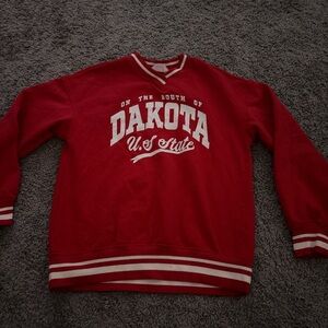 Red Dakota crewneck